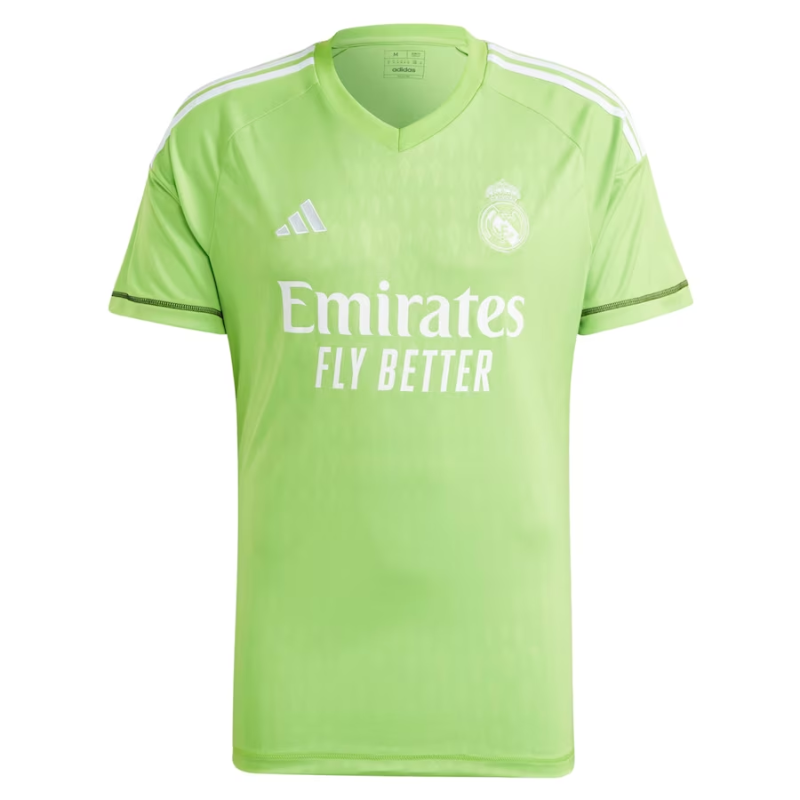 Real Madrid Home Goalkeeper Shirt 2023-24 Custom Jersey - Green - Jersey Teams World