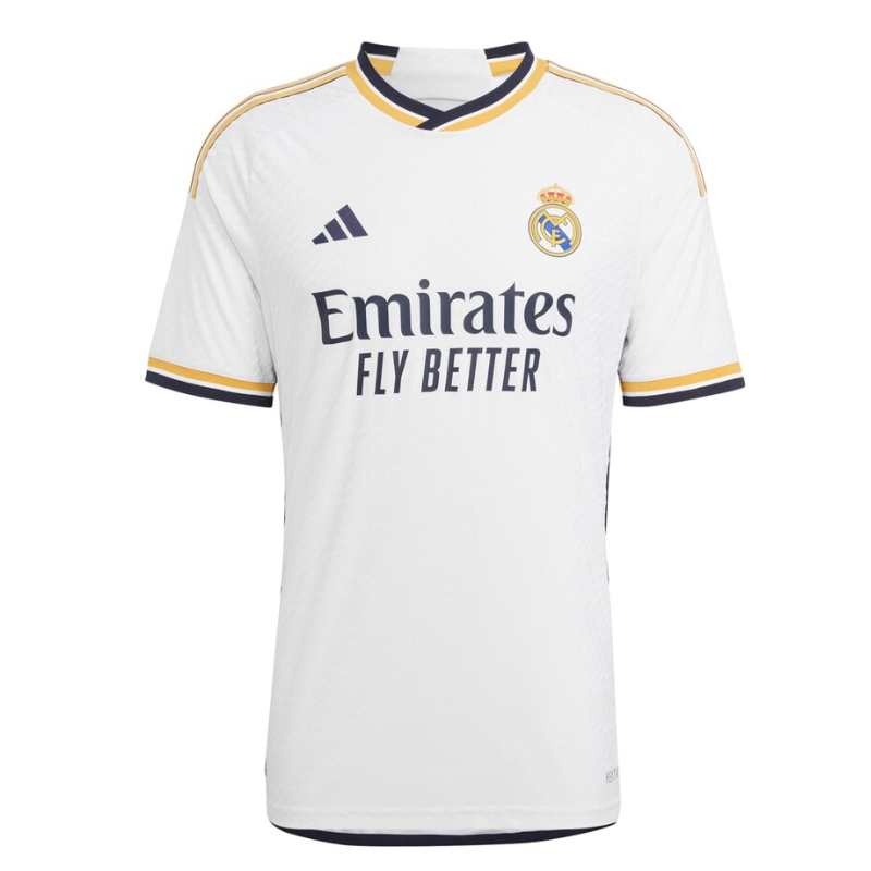 Real Madrid Home Shirt 2023-24 with Valverde 15 printing - White - Jersey Teams World