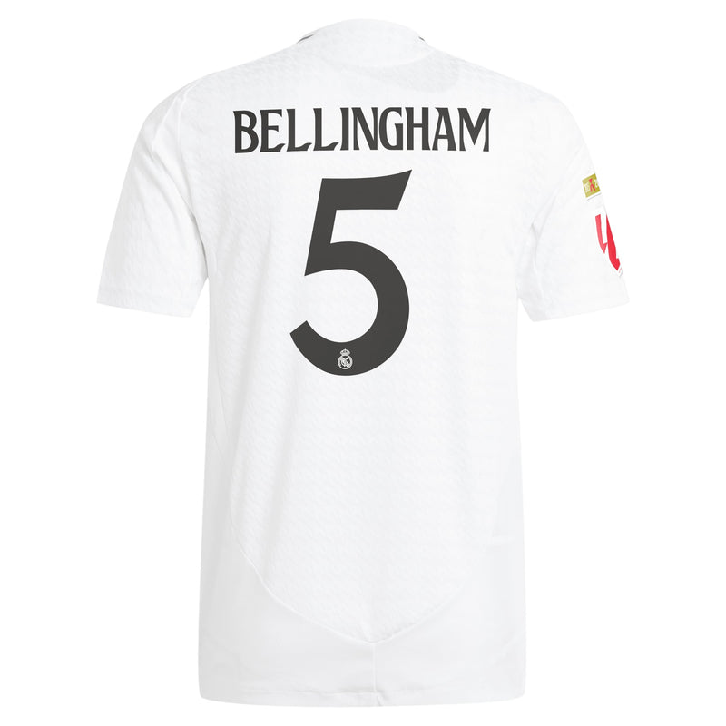 Real Madrid adidas 2024/25 Home Jude Bellingham 5 Player Jersey - White