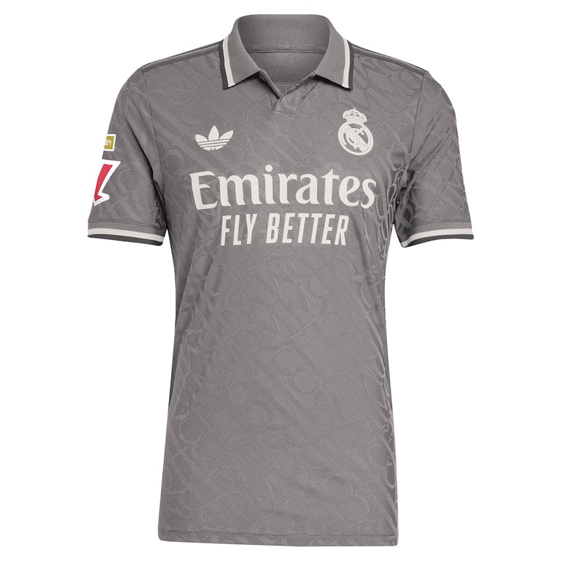 Real Madrid adidas 2024/25 Third Player Kylian Mbappé 9 Jersey - Charcoal