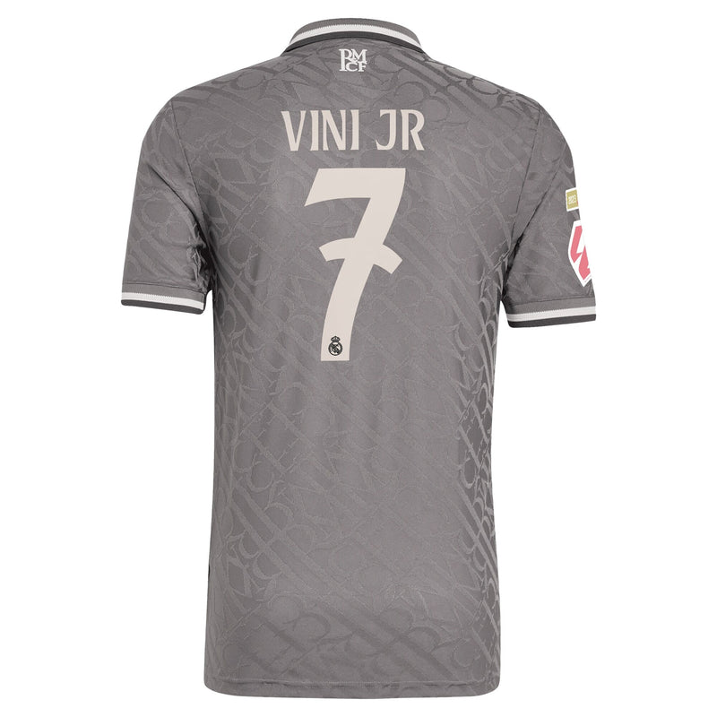 Real Madrid adidas 2024/25 Third Vini Jr. 7 Player Jersey - Charcoal