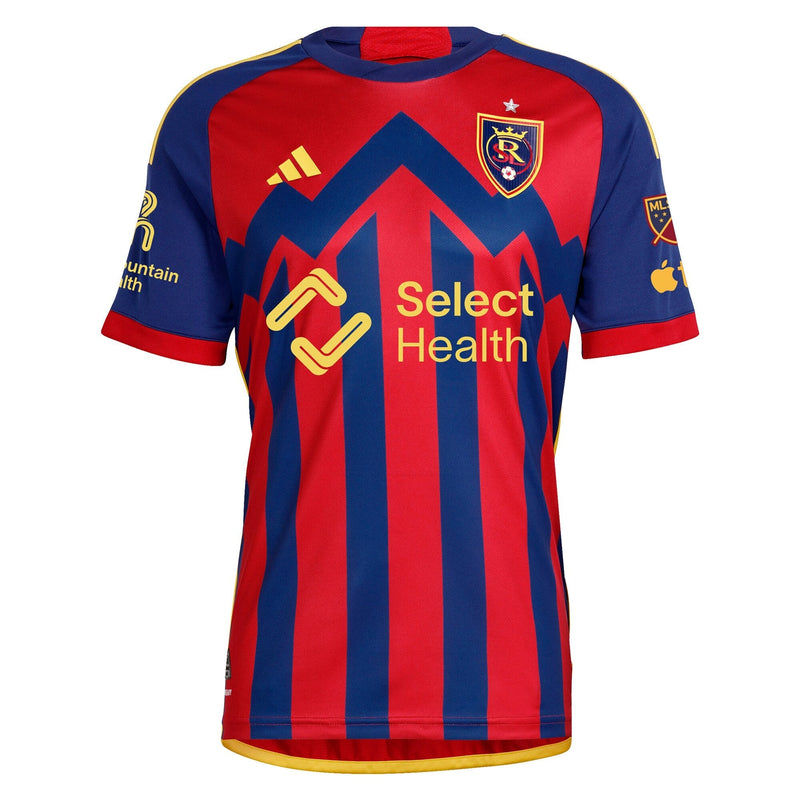 Real Salt Lake adidas 2024 Peak Utah Custom Jersey – Red