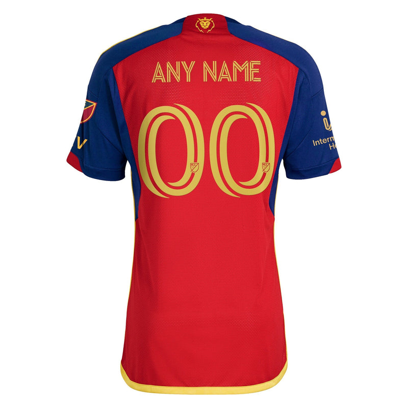 Real Salt Lake adidas 2024 Peak Utah Custom Jersey – Red