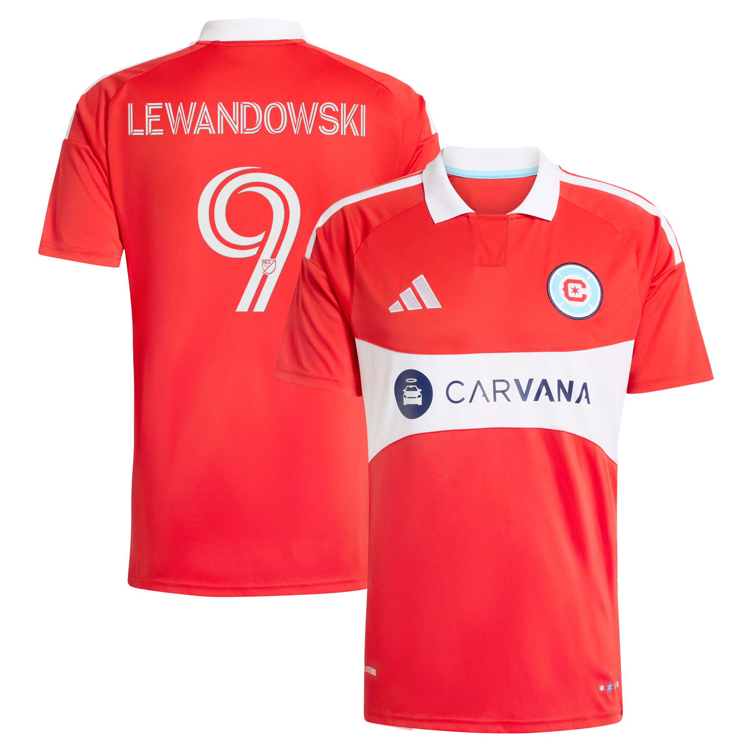 Robert Lewandowski Chicago Fire Town Jersey 2026 Forever Red  Jersey - Red