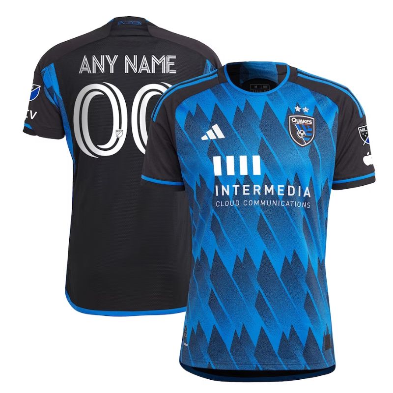 San Jose Earthquakes  Unisex Shirt 2023 Custom Jersey - Blue - Jersey Teams World