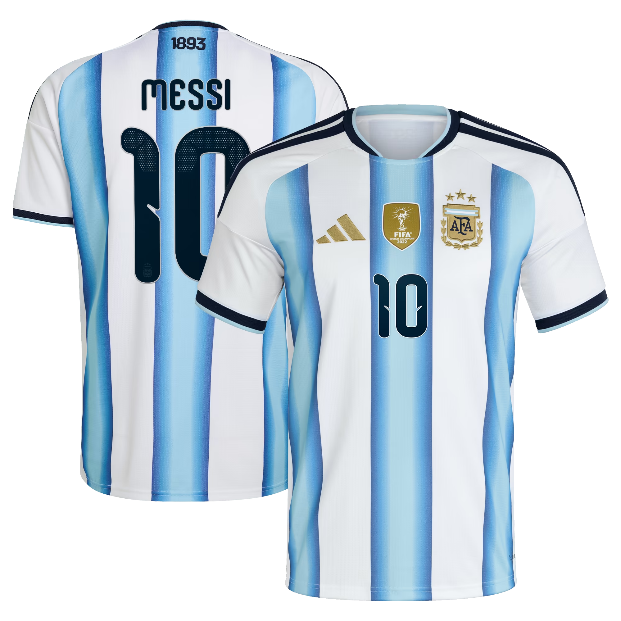 Lionel Messi Argentina National Team 2026 Home Jersey - White