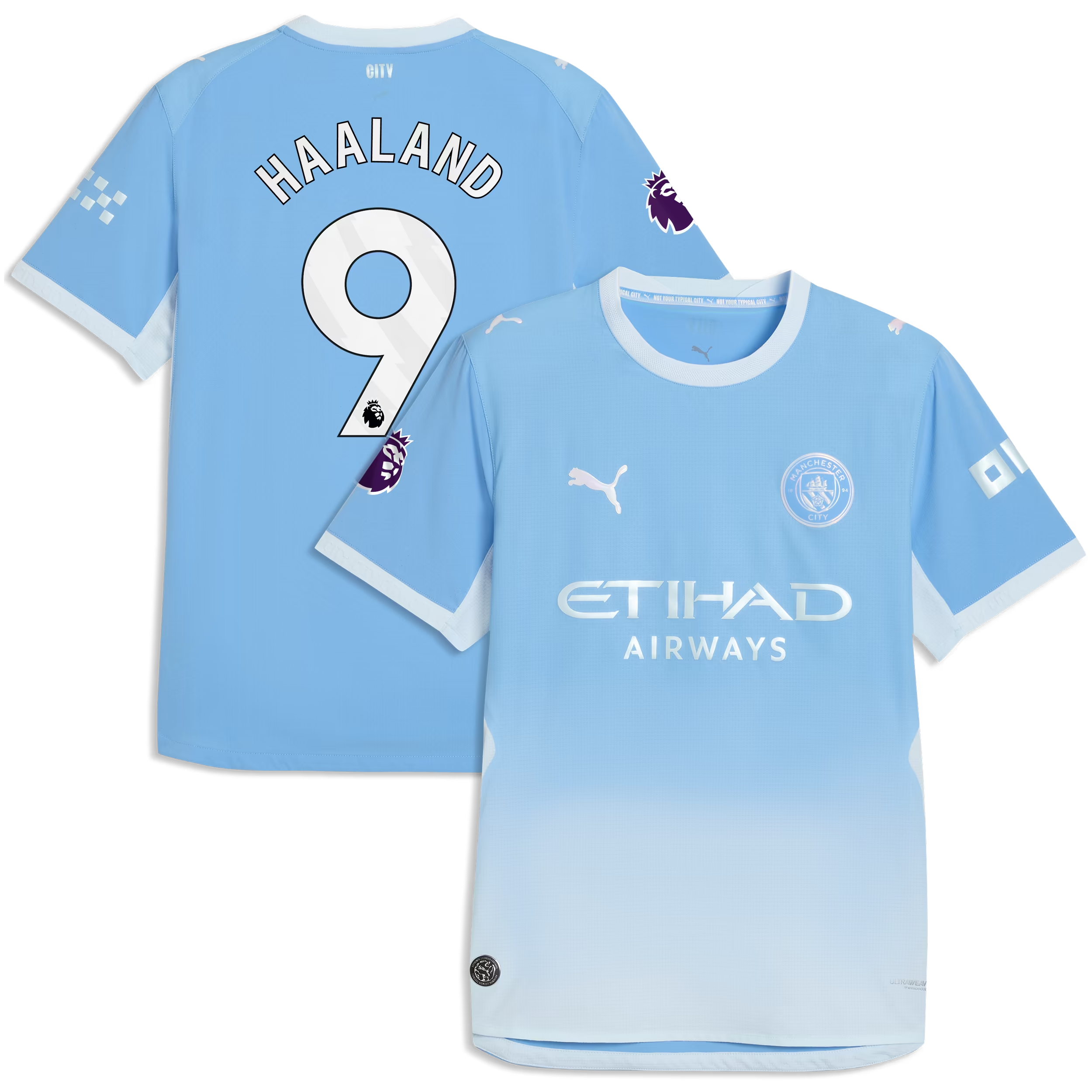 Erling Haaland Manchester City 2026/27 Home On-Field Jersey - Light Blue