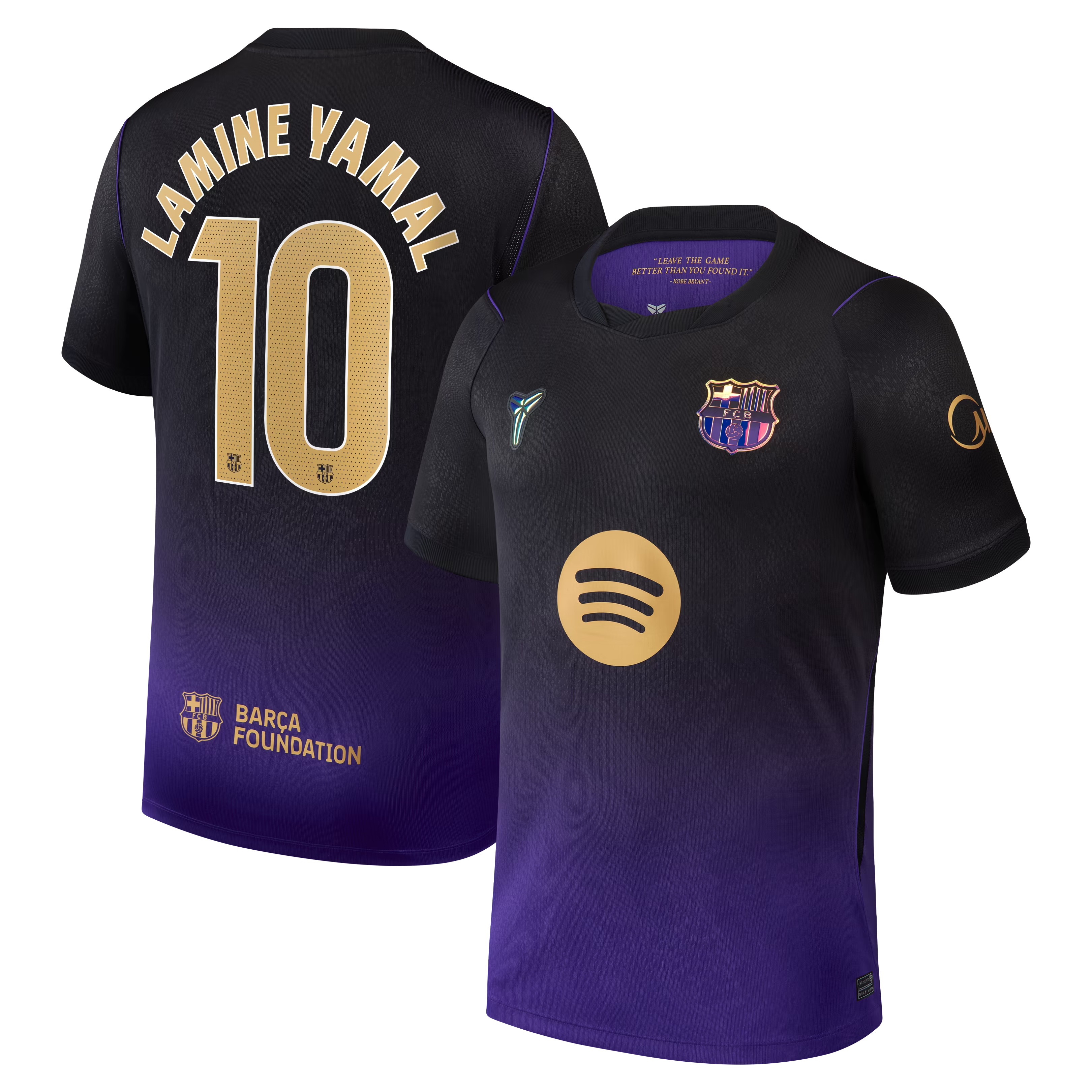 Lamine Yamal Barcelona  2026/27 Away Stadium Jersey - Purple