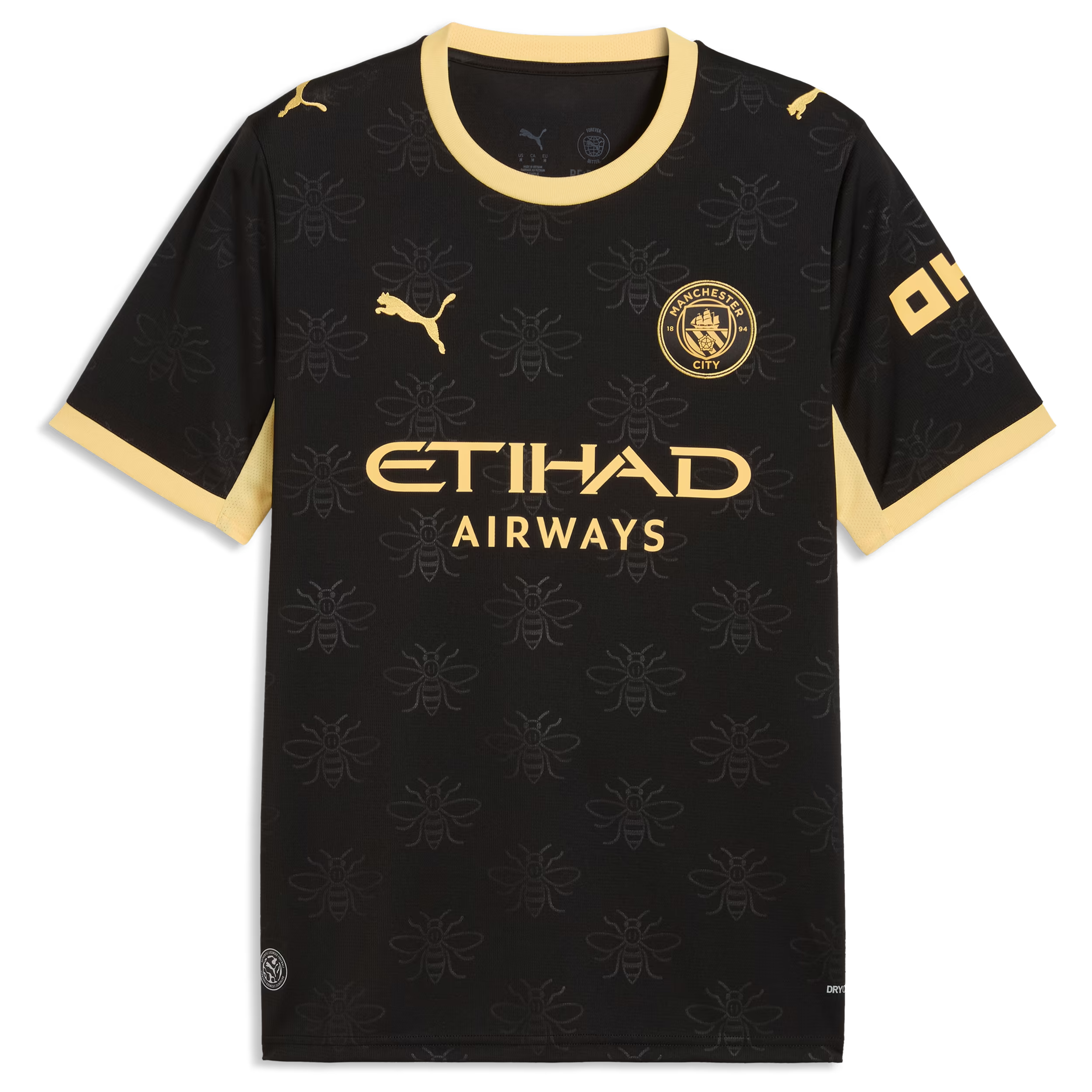 Manchester City 2026/27 Away Custom Jersey - Black
