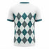 TOWN JERSEY™ Argyle Heritage Soccer Jersey - White, Teal & Charcoal