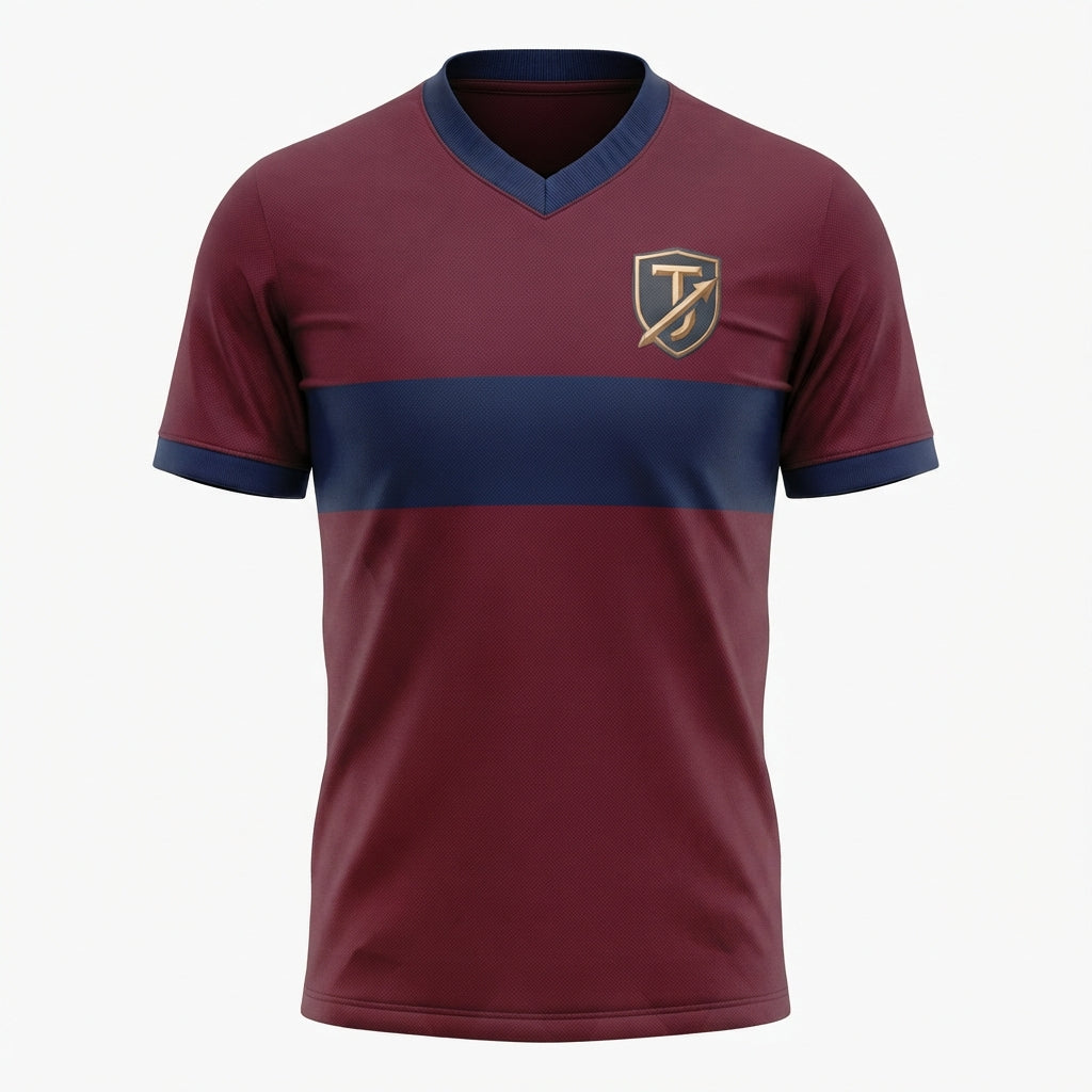 TOWN JERSEY™ Heritage Regal Soccer Jersey - Burgundy & Navy