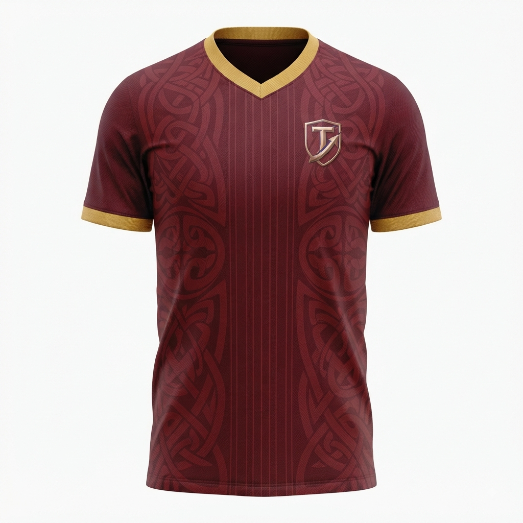 TOWN JERSEY™ Heritage Soccer Jersey - Maroon & Gold