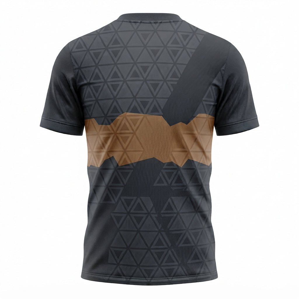 TOWN JERSEY™ Onyx Horizon Soccer Jersey - Charcoal & Bronze