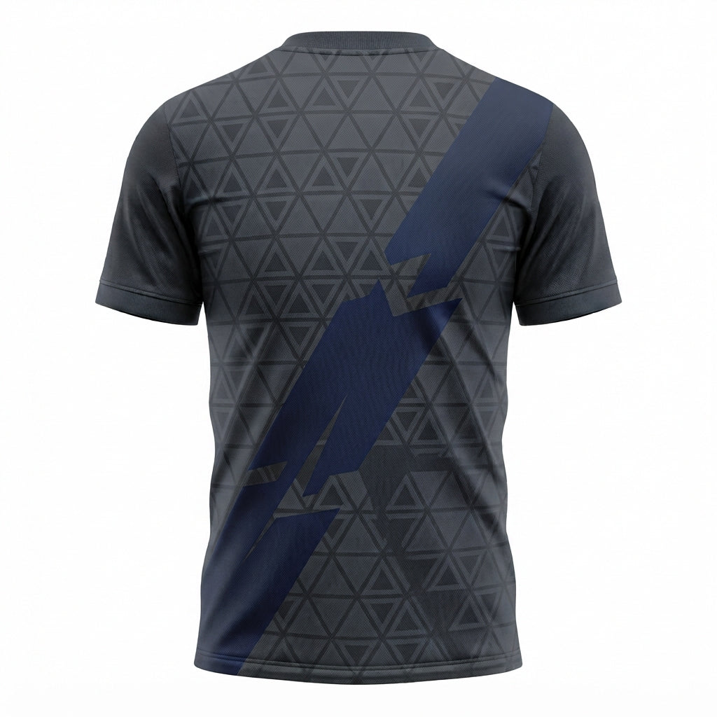 TOWN JERSEY™ Onyx Obsidian Soccer Jersey - Charcoal & Navy