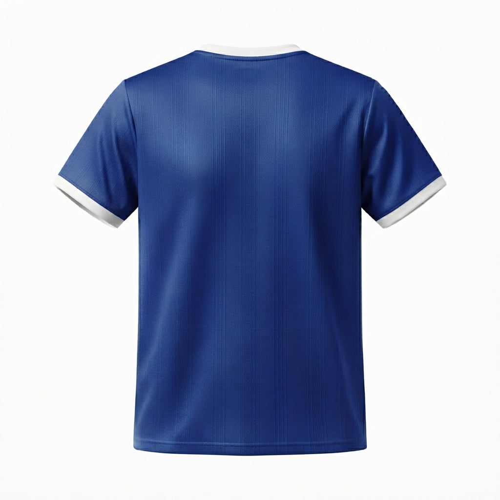TOWN JERSEY™ Royal Crown Performance Soccer Jersey - Cobalt Blue & White