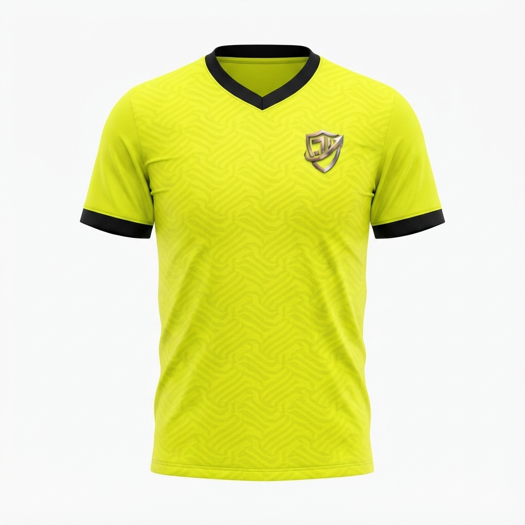 TOWN JERSEY™ Soccer Jersey - Electric Yellow with Black Trim