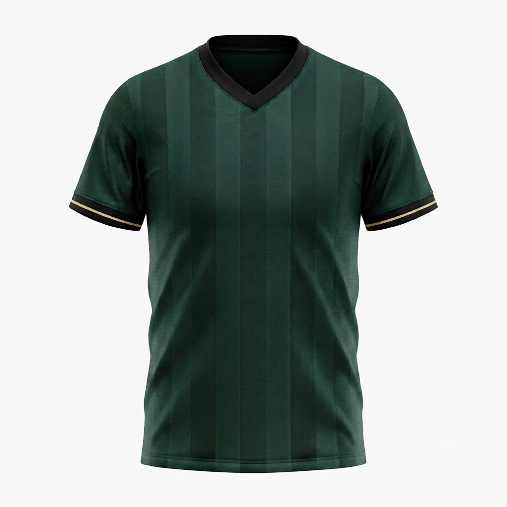 TOWN JERSEY™ Soccer Jersey - Forest Green with Gold & Black Trim
