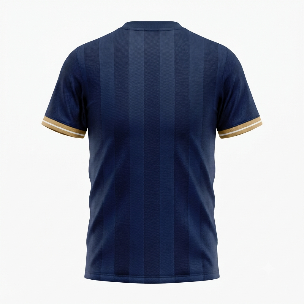 TOWN JERSEY™ Soccer Jersey - Navy with Gold Trim Performance Wear