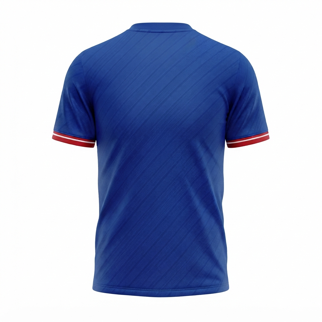 TOWN JERSEY™ Soccer Jersey - Royal Blue with Red & White Trim