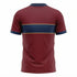 TOWN JERSEY™ Vintage Heritage Soccer Jersey - Burgundy & Navy
