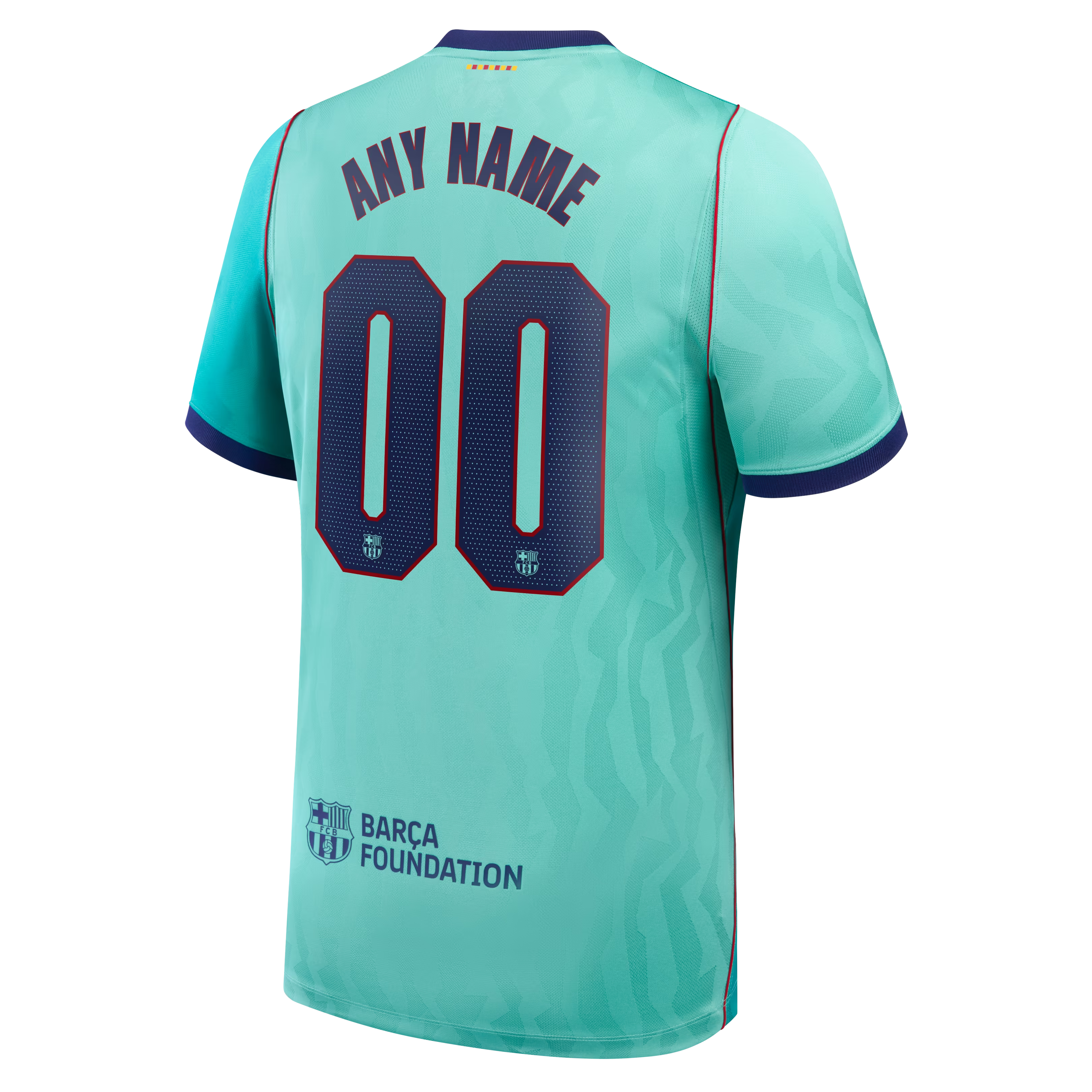 Barcelona 2026/27 Third Stadium Custom Jersey - Turquoise