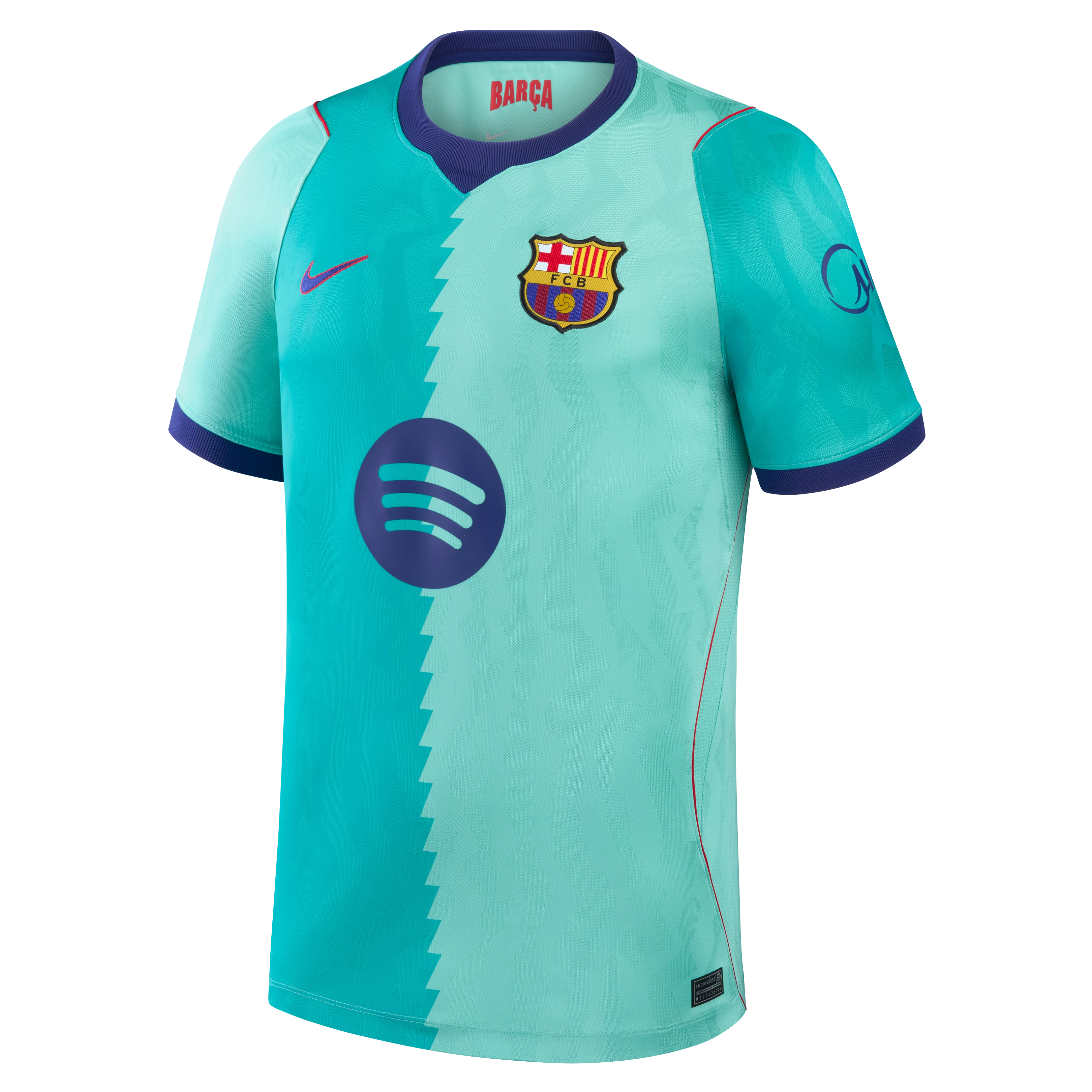 Barcelona 2026/27 Third Stadium Custom Jersey - Turquoise