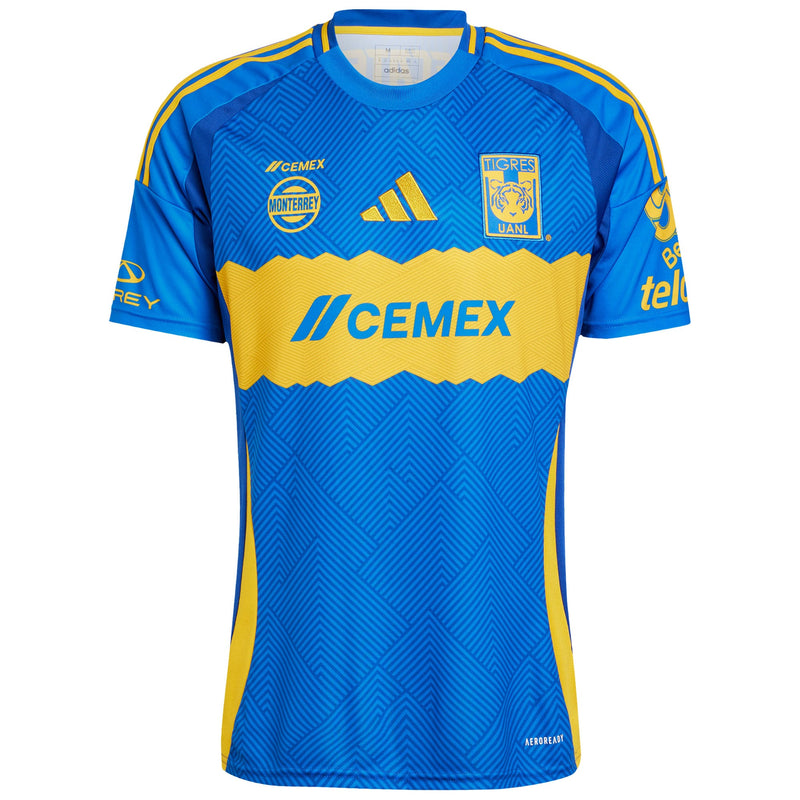 Tigres UANL adidas 2024/25 Away Custom Jersey - Blue