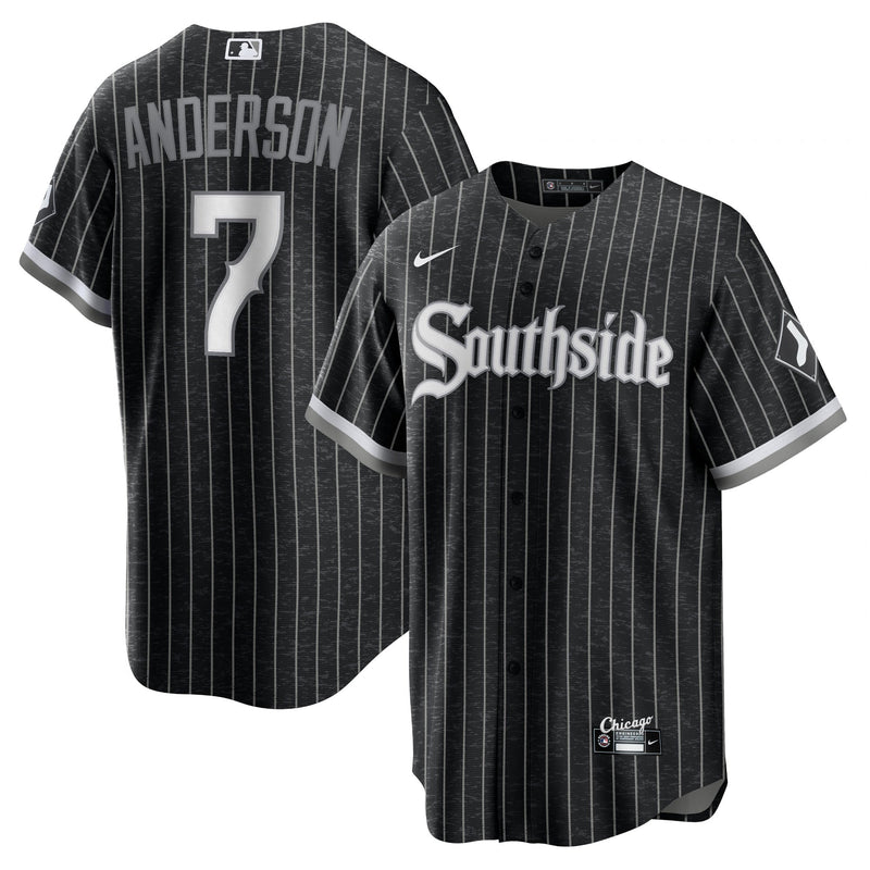 Tim Anderson Chicago White Sox Nike City Connect Player Jersey - Black