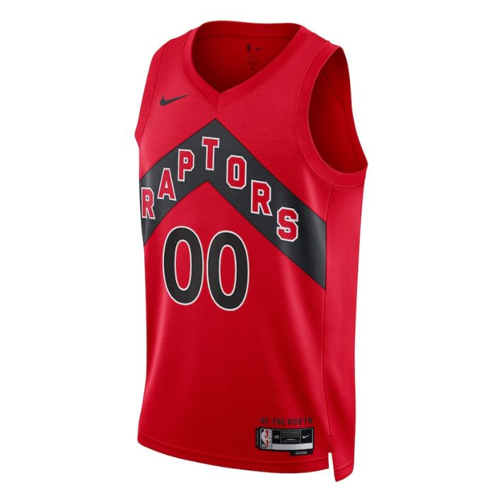 Toronto Raptors Unisex 2023 Swingman Custom Jersey Red - Icon Edition - Jersey Teams World