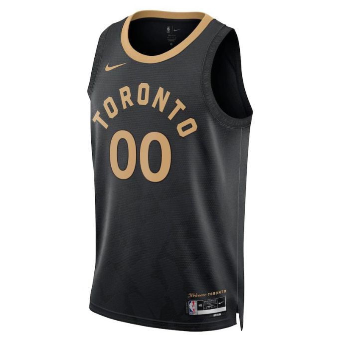 Toronto Raptors Unisex 2023 Swingman Custom Pro Jersey - City Edition - Black - Jersey Teams World