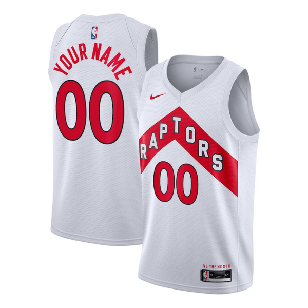 Toronto Raptors Team 20223 Unisex Customized Jersey - Association Edition - White - Jersey Teams World