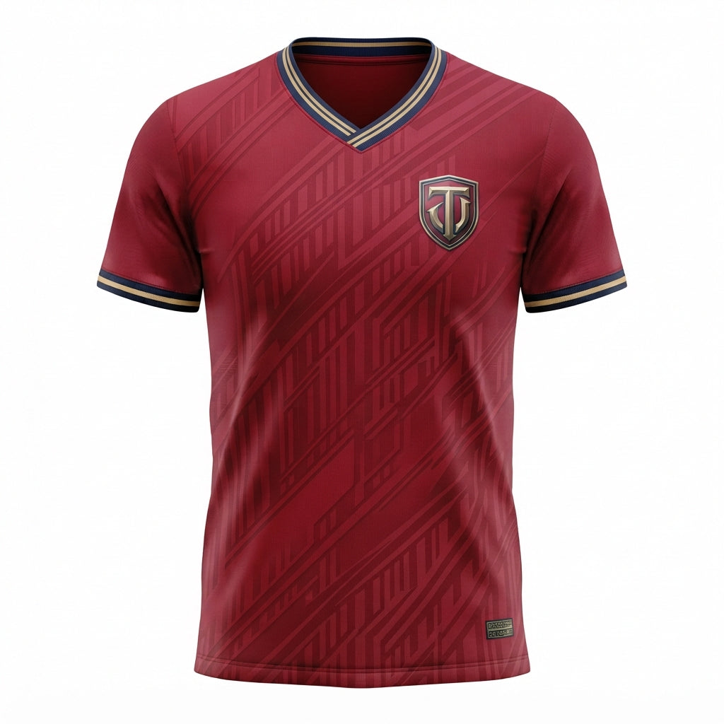 Town Jersey Heritage Edition Soccer Jersey - Crimson & Gold | Blank Kit