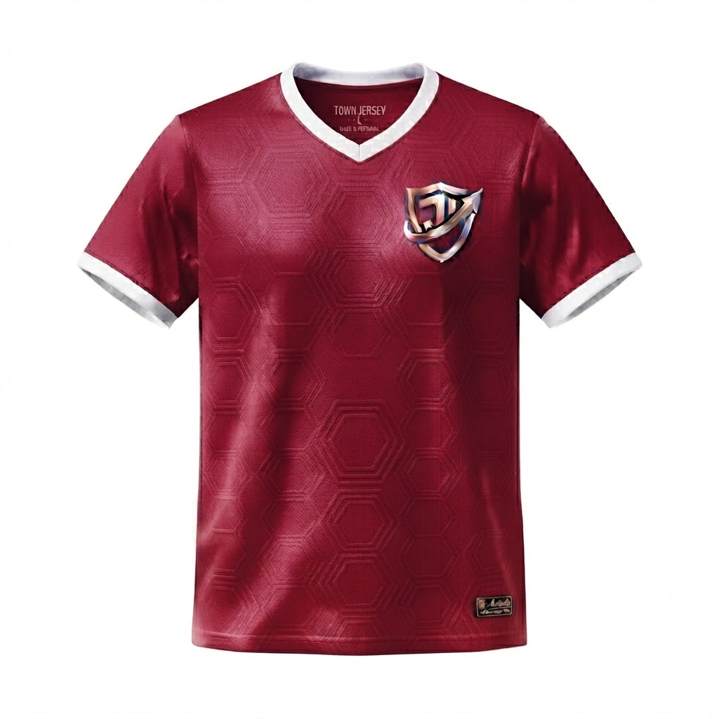 Town Jersey Maroon Edition - Blank Soccer Jersey