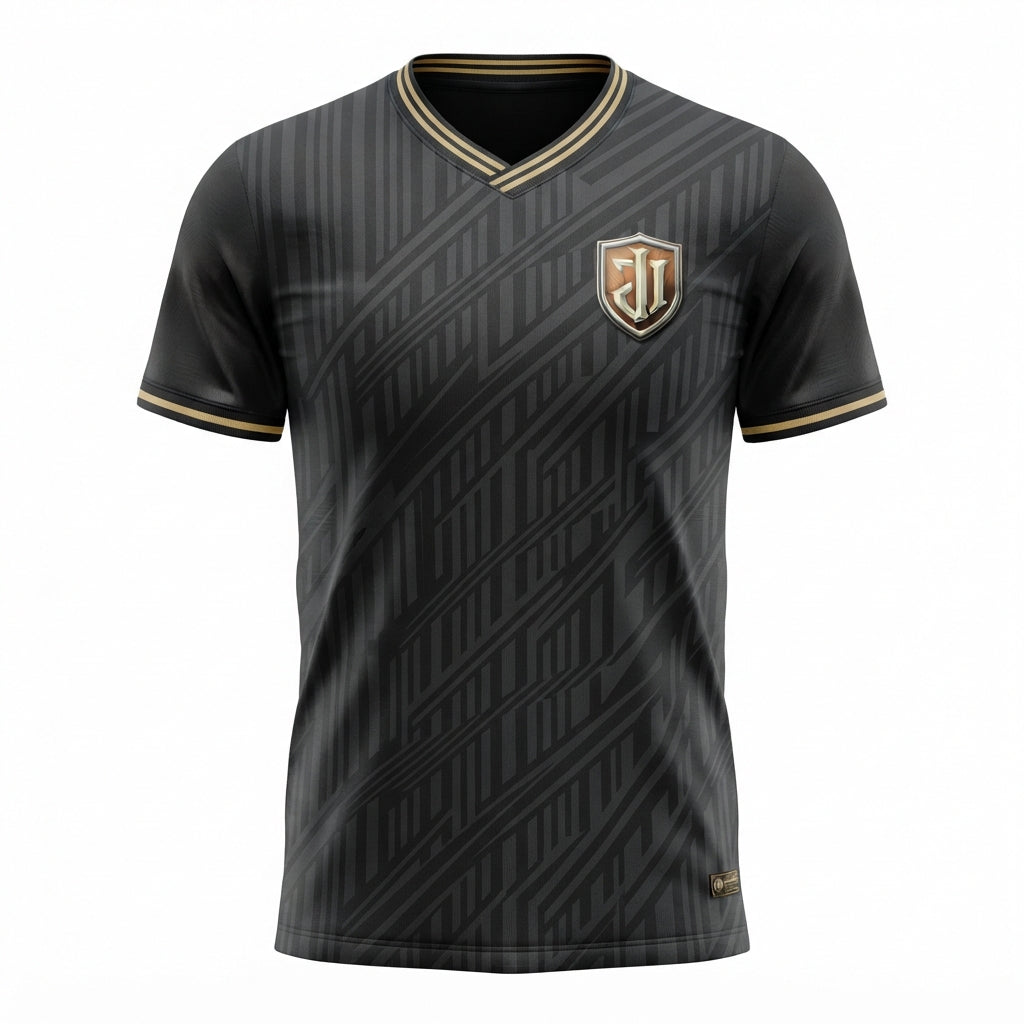 Town Jersey Nightfall Edition Soccer Jersey - Black & Gold | Blank Kit