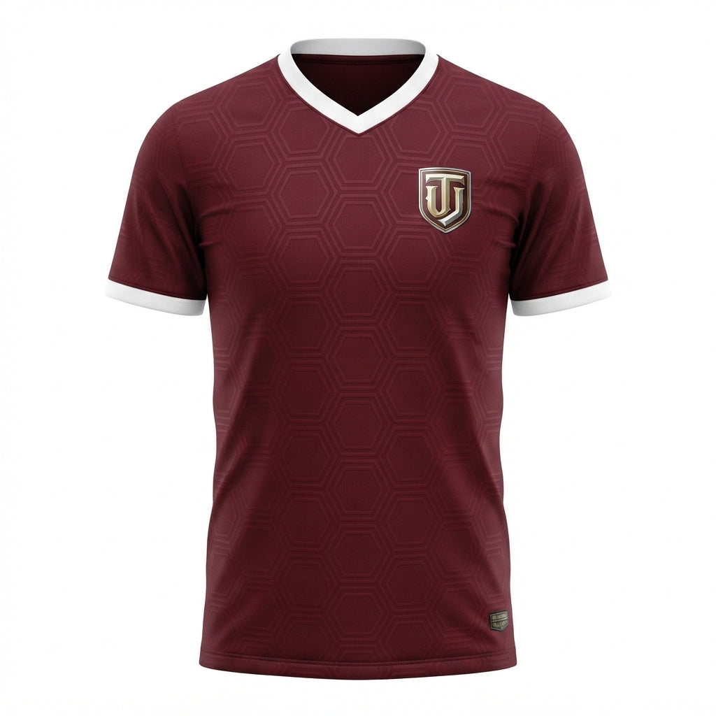 Town Jersey Signature Series Soccer Jersey - Maroon | Blank Maroon Kit