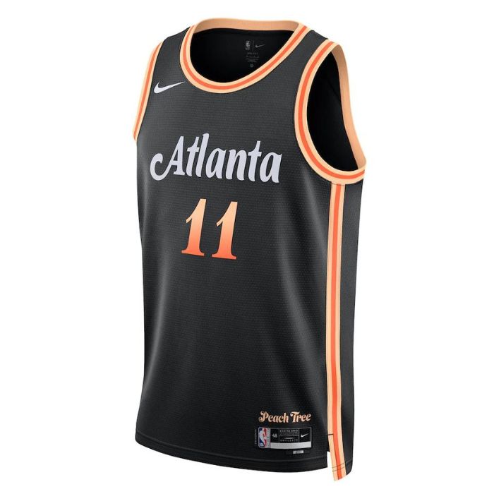 Trae Young Atlanta Hawks 2022/23  Unisex  Jersey - City Edition - Black - Jersey Teams World