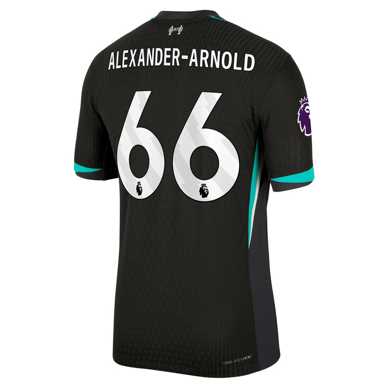 Trent Alexander-Arnold 66 Liverpool Nike Shirt 2024/25 Away Jersey - Forest Green