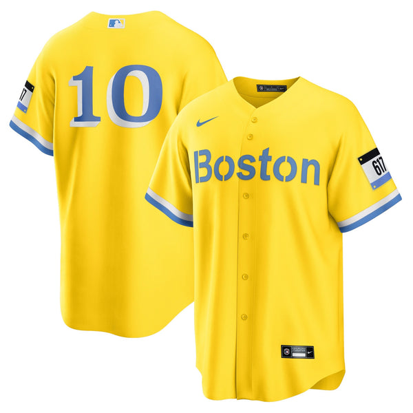 Trevor Story Boston Red Sox Nike City Connect Player Jersey - Gold