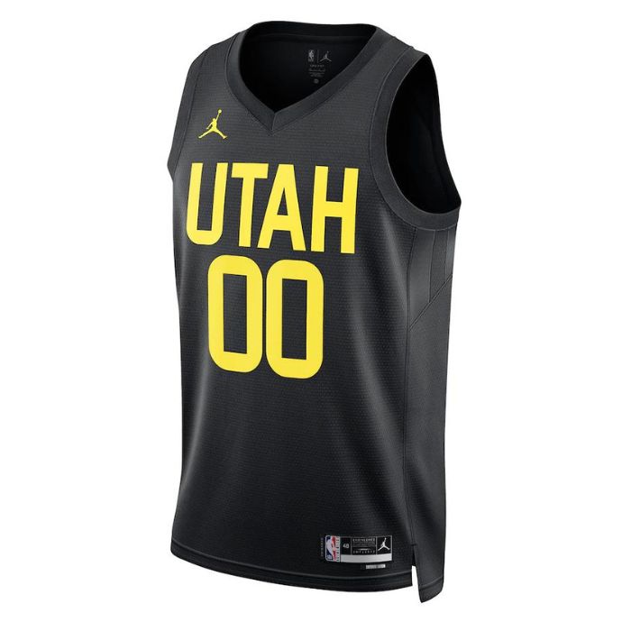 Utah Jazz Unisex 2023 Swingman Custom Pro Jersey - Statement Edition - Black - Jersey Teams World