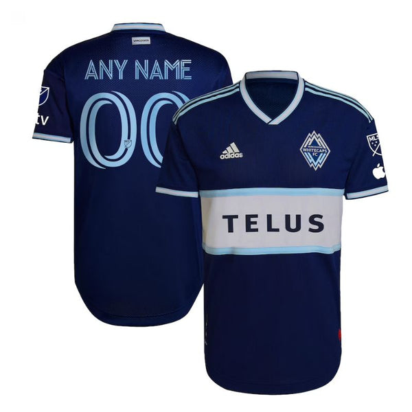 Vancouver Whitecaps FC  Unisex Shirt 2023 Custom Jersey - Blue - Jersey Teams World