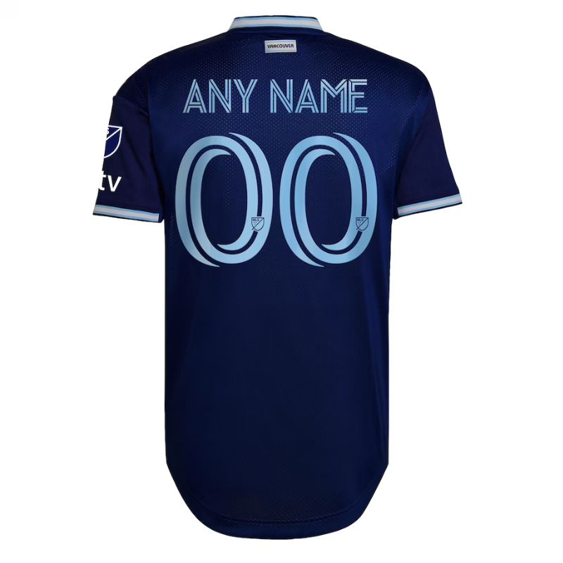 Vancouver Whitecaps FC  Unisex Shirt 2023 Custom Jersey - Blue - Jersey Teams World