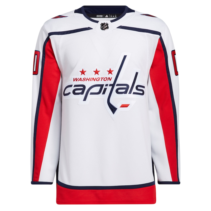 Washington Capitals Team 2022 Custom Jersey Pro Official White - Jersey Teams World