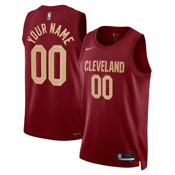 Town Jersey Unisex Nike Cleveland Cavaliers Icon Swingman Custom Jersey Burgundy