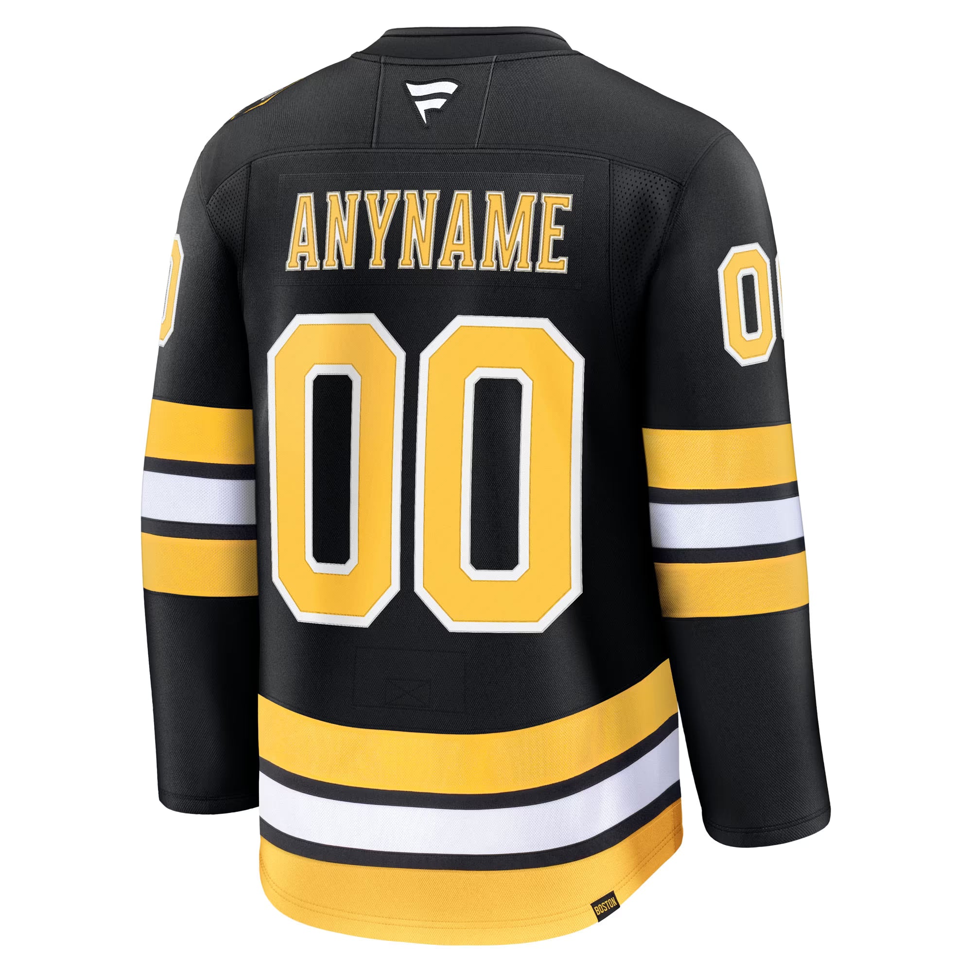 Town Jersey Boston Bruins Fanatics Home Premium Custom Jersey Black
