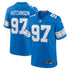 Custom Aidan Hutchinson Detroit Lions Game Jersey Blue