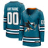 Town Jersey Fanatics Women's San Jose Sharks Teal Home Jersey