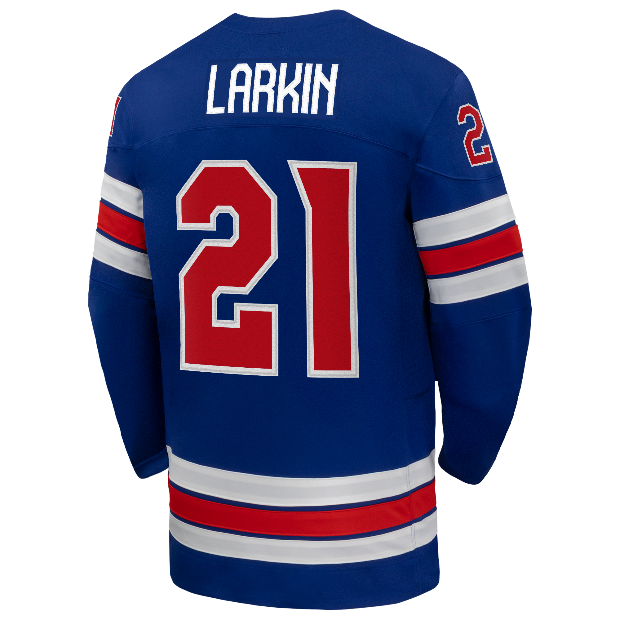 Town Jersey Dylan Larkin Nike US Hockey 2026 Home Jersey Royal