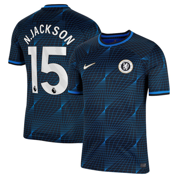 Nicolas Jackson Chelsea Nike 2023/24 Away Stadium  Player Jersey - Navy