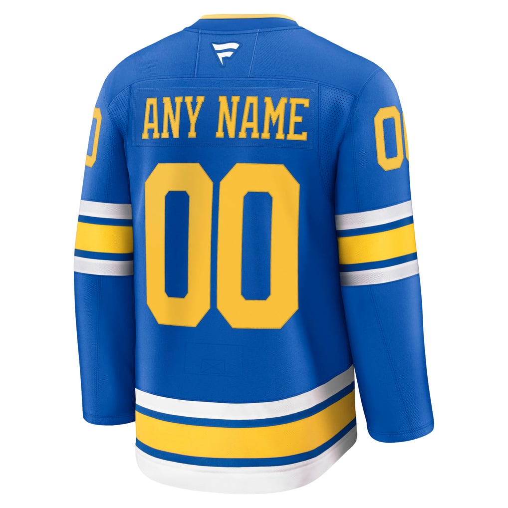 Town Jersey St. Louis Blues Fanatics Home Premium Custom Jersey