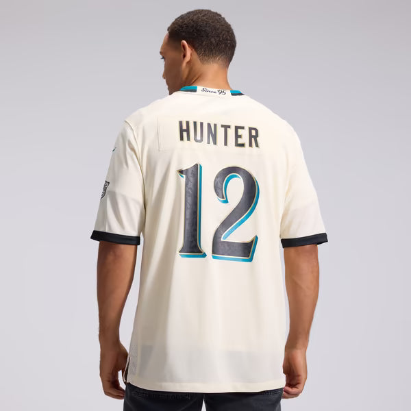 Travis Hunter Jacksonville Jaguars Nike 2026 Rivalries Collection Game Jersey - Natural